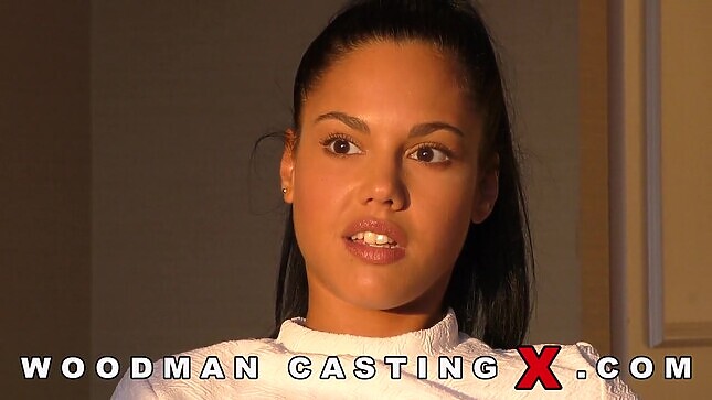 Latina Apolonia Lapiedra at Woodman casting