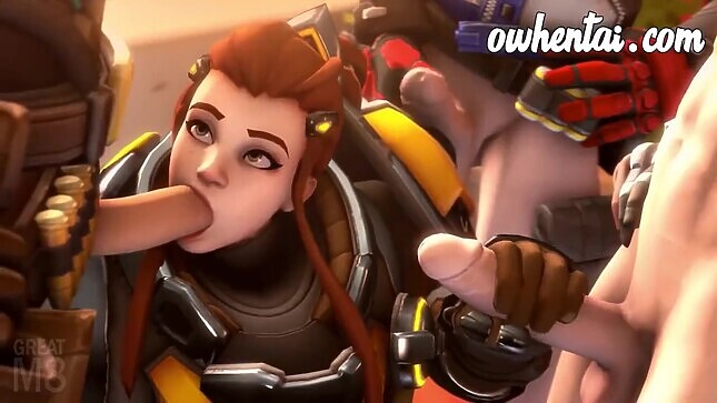 Slut Brigitte from the game Overwatch